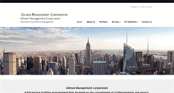 Desktop Screenshot of gilmanmanagement.com